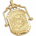 14K Yellow Swivel Locket